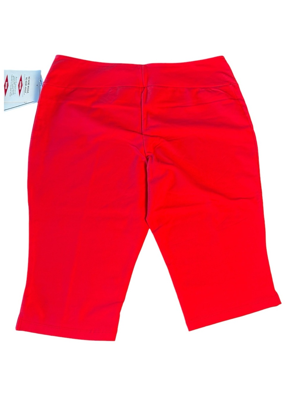NWT Women With Control Crop Pants Stretchy Red Large Petite - Picture 6 of 15